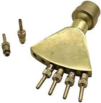 Xiaochen Lawn Irrigation Garden Watering with Valve Garden Landscape Pond Sprinklers Brass Adjustable 1.5" Phoenix Tail Shaped Fountains Spray Head Scattering Nozzles (Color : 1.5 inch) - Image 5