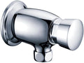 Heavy-duty self-closing shower valve, chrome-plated brass shower controller, wall-mounted shower faucet, suitable for gyms, swimming pools, schools and public facilities (Surface mounted 90 degrees) by BuiltforPracticalLiving
