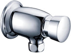 Heavy-duty self-closing shower valve, chrome-plated brass shower controller, wall-mounted shower faucet, suitable for gyms, swimming pools, schools and public facilities (Surface mounted 90 degrees) - Image 2