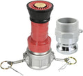 2 Inch NPSH Fire Hose Nozzle with Aluminum Camlock Couplings by SpringSpray