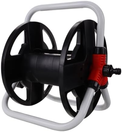Freestanding Hose Reel Holder with Coiling Mechanism for Outdoor Storage by OFFSCH