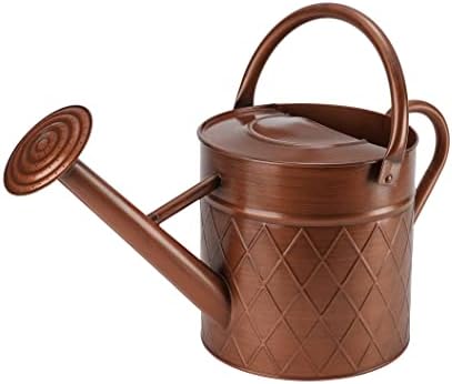 1.75 Gallon Outdoor Metal Watering Can for Garden Plants,Copper Color Watering Can with Removable Spray Spout, Ideal for Outdoor Use (Copper) by BLstyle