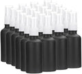 PATIKIL 2oz Glass Spray Bottles, 24pcs Leak Proof Empty Water Fine Mist Sprayer Refillable Containers for Cleaning Solutions Plants Hair, Black White by PATIKIL