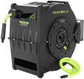 Flexzilla Levelwind Retractable Air Hose Reel, 3/8 in. x 75 ft., Heavy Duty, Lightweight, Hybrid, ZillaGreen - L8306FZ by Flexzilla