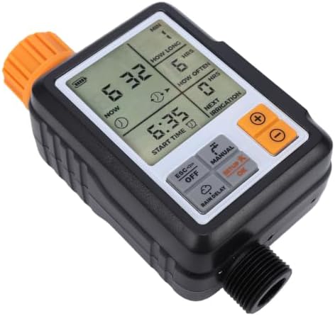 Zerodis Sprinkler Timer with Large Display IP55 Automatic Irrigation System, Programmable Hose Watering Timer for Lawn Garden Flower Beds, Battery Not Included - Image 3