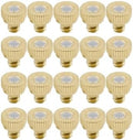 Brass Misting Nozzle, 250pcs Low Pressure Brass Mist Nozzles Thread UNC 10/24 0.1-0.8mm Cooling Dust Control(0.5mm) by Unknown