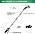 RESTMO Long Telescopic Watering Wand for Garden Hose, 36”-60” Garden Wand - Image 3