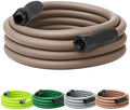 Flexzilla Colors SwivelGrip Garden Hose 5/8 in. x 25 ft., Lightweight All-Weather Water Hose, Durable and Flexible, Leak-Free Connections, Brown Mulch by Flexzilla