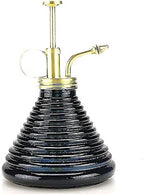 Plant Mister- Black Color Glass Bottle & Brass Sprayer (Matt Gold) - Image 3
