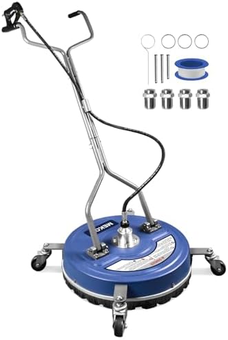 MEKOH Pressure Washer Hose Reel 100ftx3/8”/130ftx1/4” ＆ MEKOH Pressure Washer Surface Cleaner 20'' - Image 6