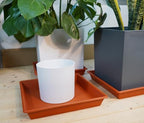 NIMYAU Square Plant Saucer 14 Inch 2 Pack 6 8 10 12 14 16 18 20 Inch, Plant Trays for Pots Heavy Duty Plastic Plant Saucers for Indoors Outdoors, Flower Pot No Holes Plant Drip Trays - Image 3