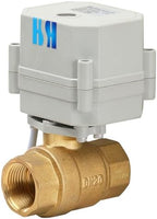 2 Way Brass 3/4 inch 12VDC 9-24VDC 0-5V NPT Proportional Integral Modulating Control Motorized Ball Valve - Image 2