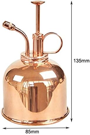 Watering Can Vintage Brass 300ml Kettle Home Gardening Watering Spray Type Watering Can Decorative Watering Can(Red Copper) - Image 2