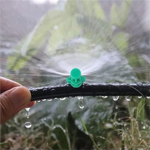 100/200/300/400 Degree Garden Micro Misting Sprinkler Drip Irrigation System for Greenhouse & Flowers(Purple 300pcs) - Image 3