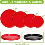 Eightpot Plant Drip Trays 9.3 Inch, Ceramic Plant Saucer, Plant Saucers for Indoorss Outdoors, Round Plants Plates to Catch Water, Modern Plant Pot Tray, Decorative Plants Dishes to Catch Water, Red - Image 7