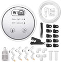 Estink WiFi Gardening Water Timer, Metal Automatic Irrigation System with App Control, Custom Schedules, Quiet Fine Mist Spraying for Garden Balcony Indoor Plants (4 nozzles Set) by Following