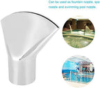 Directional Fan Shaped Fountain Nozzle, Flat Duck Bill Fountain Head, Sprinkler Spray Head for SPA Swimming Pool Garden Pond (2in DN50) - Image 3