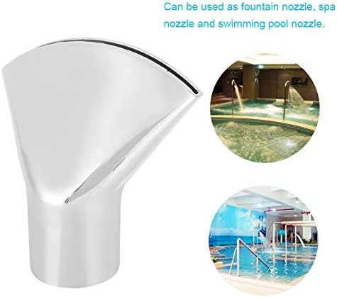 Directional Fan Shaped Fountain Nozzle, Flat Duck Bill Fountain Head, Sprinkler Spray Head for SPA Swimming Pool Garden Pond (2in DN50) - Image 3