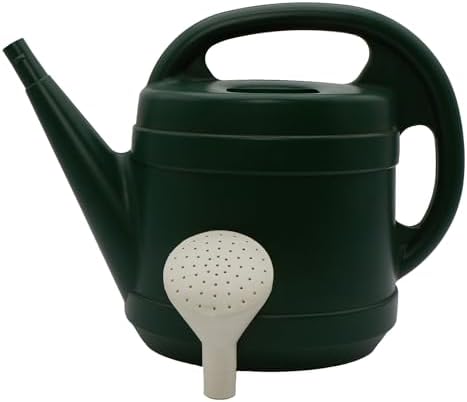 Standard Watering Can - Plant Watering Can - Small Plastic Garden Water Pot for Indoor Outdoor Plants Flowers by The HC Companies, 2 Gallon, Green - Image 5