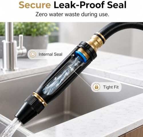 2026 Upgrade Heavy Duty High Pressure Hose Nozzle, Adjustable Booster Home High Pressure Car Wash Water Gun with Booster Nozzle, Pressure Washer Hose Attachment for Plant Watering Lawn Car (2) - Image 7