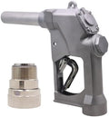 1-1/2" 1.5" Inch NPT Automatic Shut-Off Fuel Nozzle,Fuel Hose Swivel,Big Flow Rate 53 GPM,Heavy Duty Fuel Transfer Pump Gas Diesel Nozzle,3-Notch Hold Open Clip,working pressure 44PSI by BORRITTMACHINERY