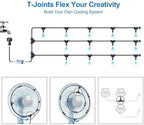 Misters for Outside Patio, Outdoor Misting Cooling System w Filter,75FT|23M - Image 4