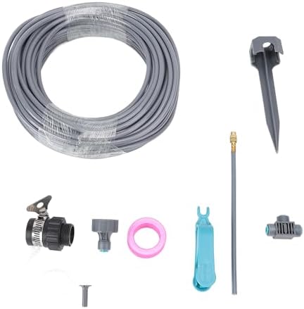 Gardening Supplies Garden Drip Irrigation Watering Kit Automatic Garden 82FT 4/7 PVC Hose Drip Irrigation Sprinkler for Greenhouse Flower Bed Lawn Patio Yard - Image 7
