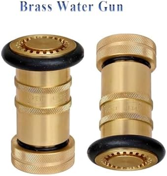 1-2" Heavy Duty Brass Fire Hose Nozzle – 1" Female NH/NST Thread, Adjustable Fog/Jet Spray for Firefighting & Gardening(2 inches) - Image 6