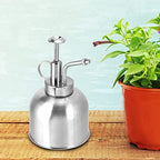 Stainless Steel Hand Pressing Watering Can, Plant Sprayer Mister, Watering Pot for Indoor Garden Plants - Image 5