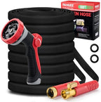 Panyee Upgraded 100FT Non-Expanding Garden Hose, Lightweight, Flexible Ultra-Light Water Hose, Burst-Resistant, Lead-Free, Anti-Kink, High-Pressure by PANYEE
