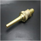 SSIMOO Garden Water Nozzle Brass Jet Fountain Nozzle Barb Hose Straight Adjustable Angle Port Size=9mm for 16/19/25/32mm Hose Kindly (Size : 32mm) - Image 3
