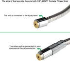 38'' Commercial Pre-rinse Hose Flexible Stainless Steel Hose - Image 5