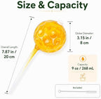 Plant Watering Globes, Gradient Color Glass 9 oz Self Watering Globes - Image 2