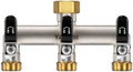 3-Way Garden Hose Splitter, Heavy-Duty Brass, 3/4" GHT, Black by Yayamz