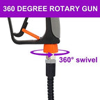 PWACCS Short Pressure Washer Gun with Swivel, 5000 PSI, Black - Image 2