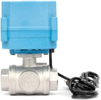 U.S. Solid WiFi Smart Motorized Ball Valve 1/2 in NPT 3-Way 304 Stainless Steel Electric Actuated Valve USB Powered NSF Certified LED Indicator for Water Irrigation - Image 4