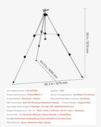 VEVOR Impact Sprinkler on Tripod Base, Heavy Duty Tripod Sprinklers with Brass Head & 3/4" Connector, 360 Degree Large Area Coverage Irrigation Sprinkler, Adjustable Heights for Yard Gray - Image 7
