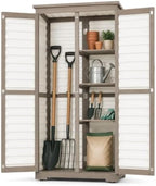 Ketive Outdoor Storage Cabinet Store More in Less Space by Ketive