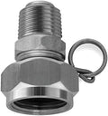 Sani-Lav Stainless Steel Swivel Hose Adapter, For Use With Nozzles and Hose - N11S by Unknown