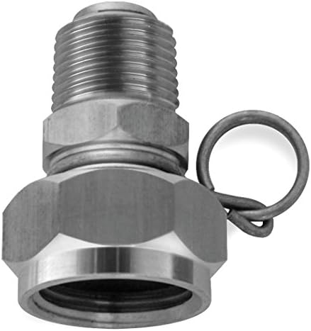 Sani-Lav Stainless Steel Swivel Hose Adapter, For Use With Nozzles and Hose - N11S by Unknown