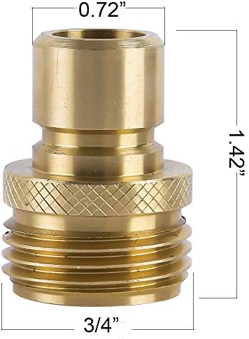 Garden Hose Quick Connect Brass Hose Quick Connectors Fitting For Garden Watering 3/4"GTH (3 Female Coupler+ 6 Male Nipples) - Image 5