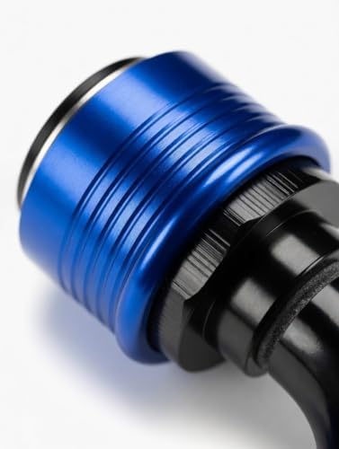 AN8 Quick Release 90 Degree Hose End Adapter for Braided Fuel Line WITH 1/2 SAE Male Quick Connect (AN8, 0 Degree) - Image 7