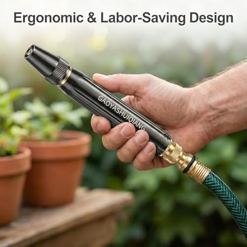 High Pressure Hose Nozzle Garden Hose Nozzle High Pressure Sprayer (2) - Image 4