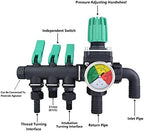 Mumusuki 3-Way Garden Hose Splitter, Agricultural Sprayer Control Shut Off Valve Water Splitter Hose Connector for Drip Irrigation Timers Garden Lawns Watering Separator Sets - Image 2
