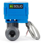 U.S. Solid 1/2" UPVC Motorized Ball Valve, 9-36V AC/DC Electric Water Valve with Manual Override, 2-Wire Auto Return Failsafe, Normally Closed, Lead-Free for Drinking Water & Home Automation - Image 4