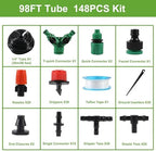 164 FT Drip Irrigation System Kit, Automatic Garden Watering System, 1/4" Blank Distribution Tubing Watering Drip Kit for Greenhouse, Lawn, Raised Bed, Micro Misting Plant Sprinkler System - Image 3
