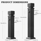 Freestanding Outdoor Faucet Column Stainless Steel Garden Water Column - Image 2