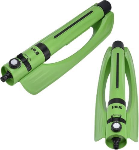 Adjustable Oscillating Sprinkler,Plastic,19 Holes,Lawn & Garden,49.5 X 16 X 10.5 Cm - Image 3