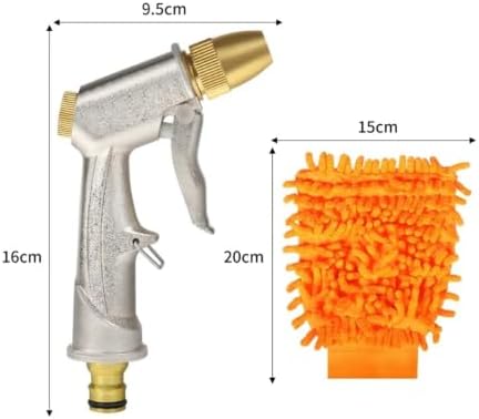 High Pressure metal Garden Water Spray Gardening Sprayer Hose Jet Household Lawn Washing Guns Yard Watering Sprinkle - Image 3