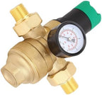 Water Pressure Regulator, 40 Microns Filter Drinking Water Pressure Regulator with Meter, Brass for Homes, Gardens, Buildings & Factories (1/2 inch (DN15)) - Image 7